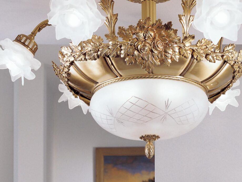 Rose 700/6+2sf потолочный светильник Possoni Illuminazione