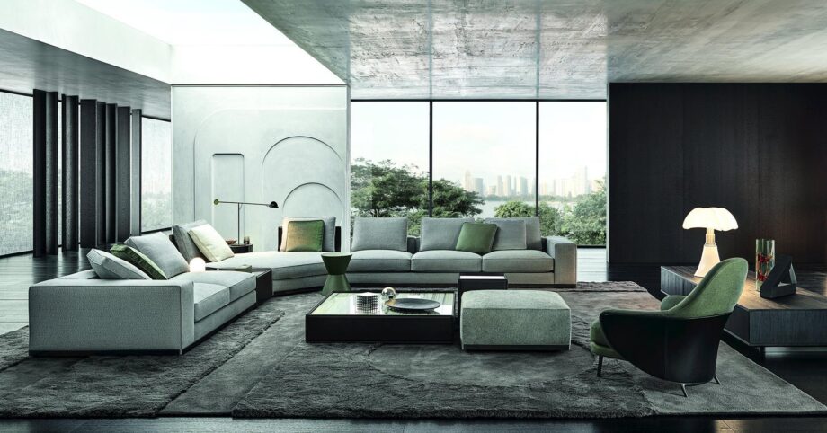 West Saddle Hide диван Minotti