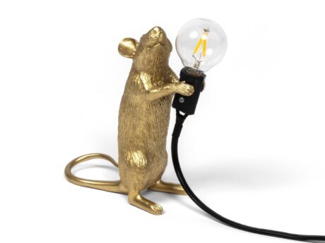 Mouse Lamp Gold — Step