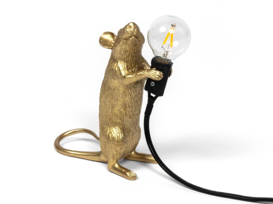 Mouse Lamp Gold Step настольная лампа Seletti