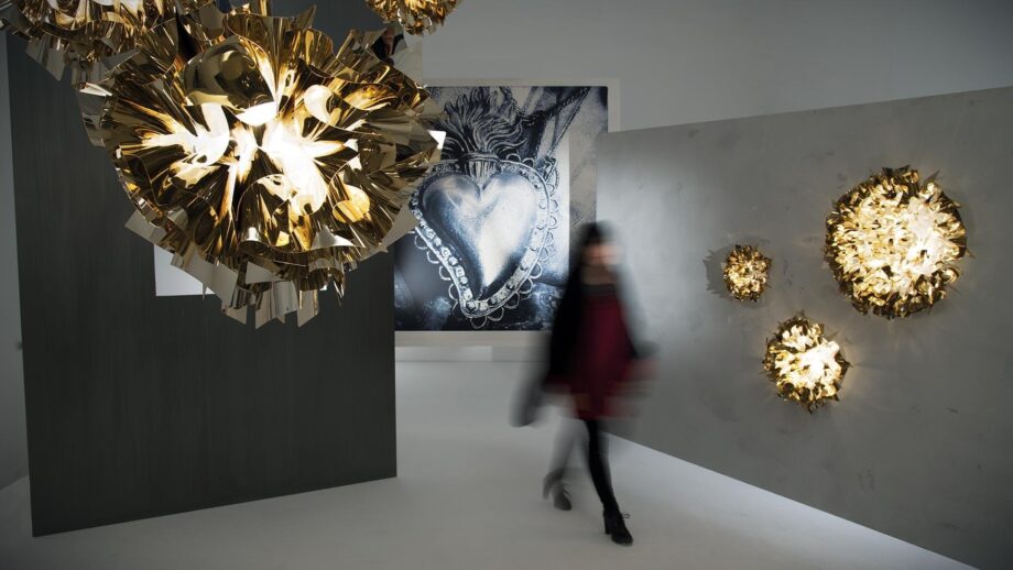 Veli Large Gold подвесной светильник Slamp