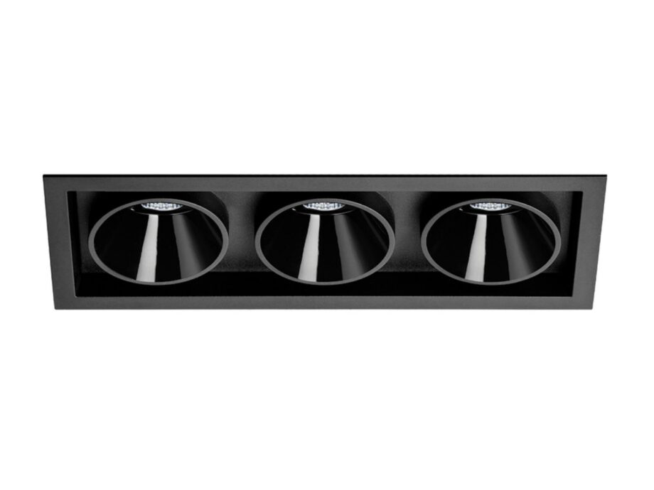 Black Foster Recessed 3 спот Arkoslight