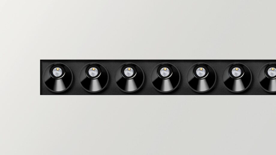 Black Foster Asymmetric Trimless 15 спот Arkoslight