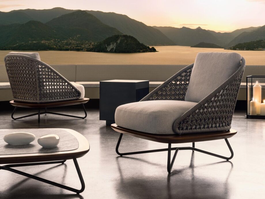 Rivera Armchair уличное кресло Minotti