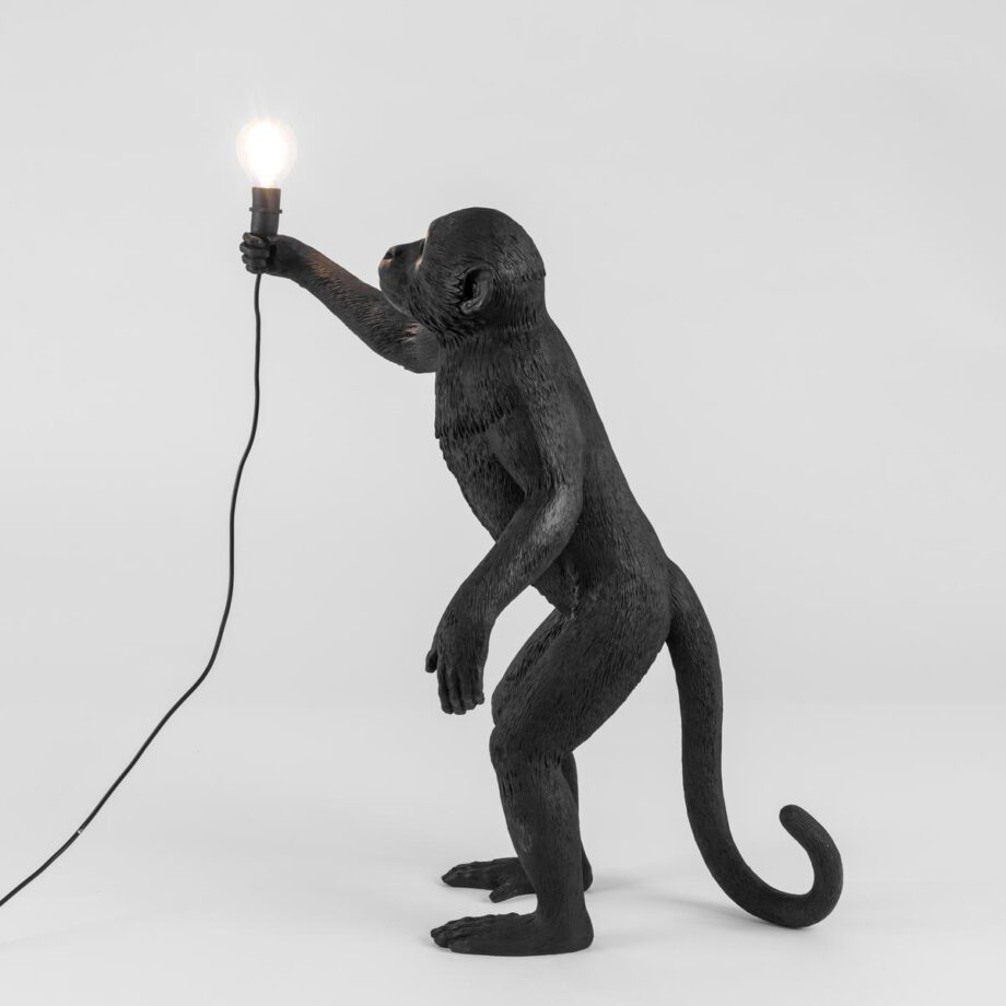 The Monkey Lamp Black Standing уличный торшер Seletti