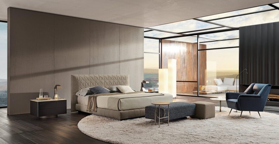 Curtis кровать Minotti