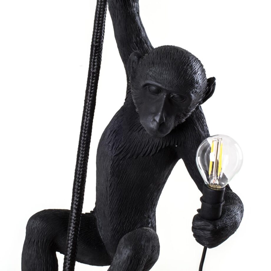 The Monkey Lamp Black Ceiling уличный подвесной светильник Seletti