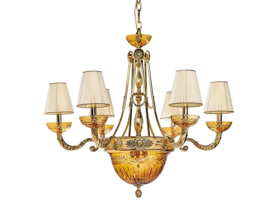 Amber 431/6+6 подвесной светильник Possoni Illuminazione