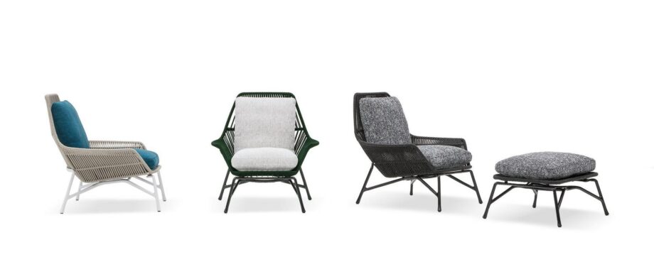 Prince Cord Outdoor уличное кресло Minotti