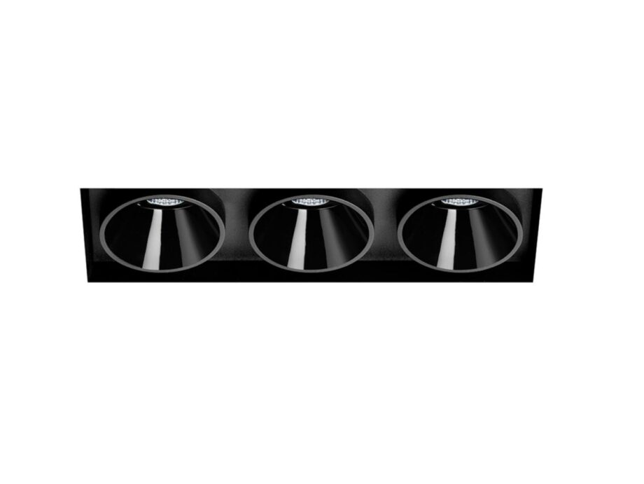 Black Foster Asymmetric Trimless 3 спот Arkoslight