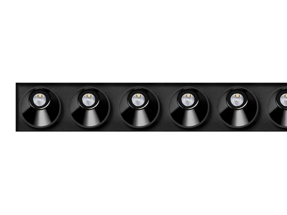 Black Foster Asymmetric Trimless 10 спот Arkoslight