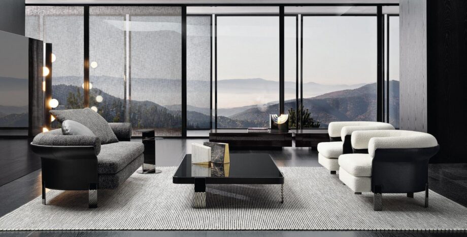 Mattia журнальный стол Minotti