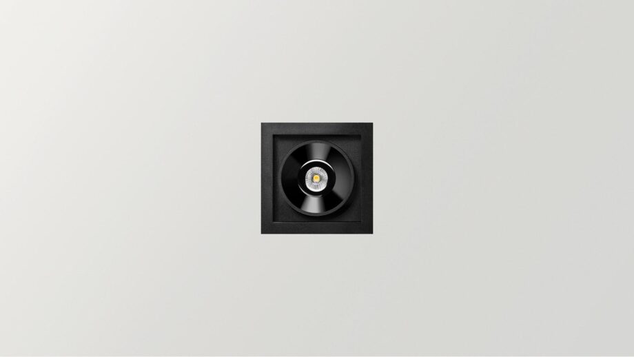 Black Foster Recessed 1 спот Arkoslight
