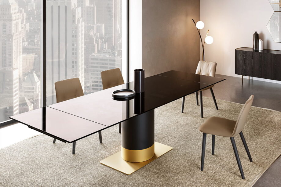 Cilindro Extendable Glass стол Eforma