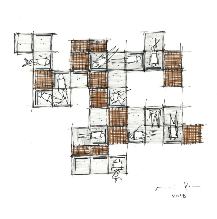 Quadrado уличный диван Minotti