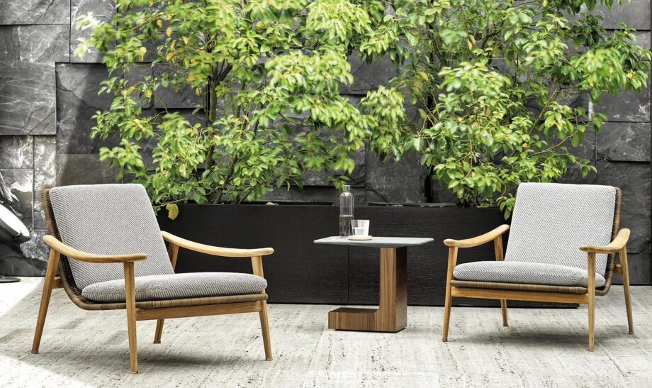 Fynn Outdoor уличное кресло Minotti