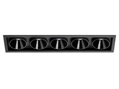 Black Foster Asymmetric Recessed 5