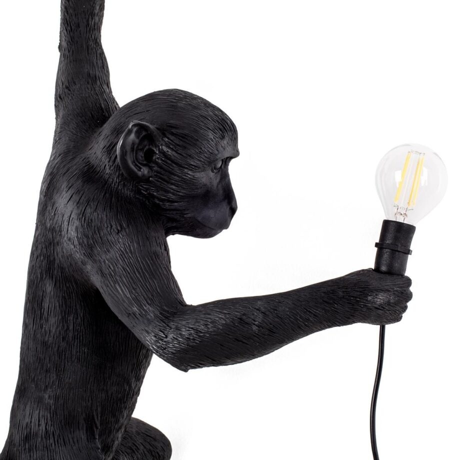 The Monkey Lamp Black Hanging уличный настенный светильник Seletti