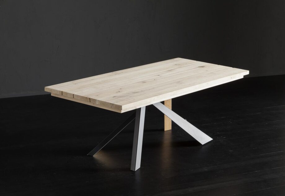 Madrid + Metal/legno стол Altacorte