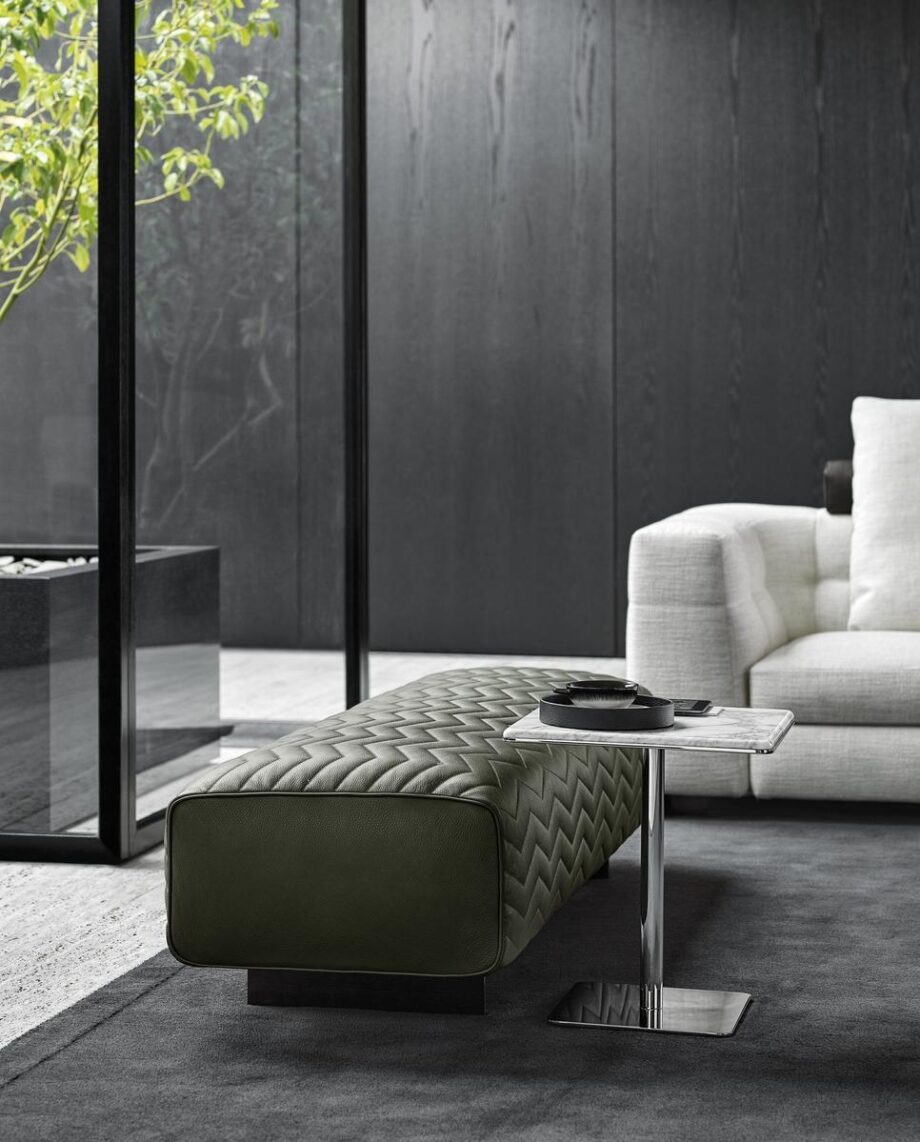 Quincy Chevron пуф Minotti