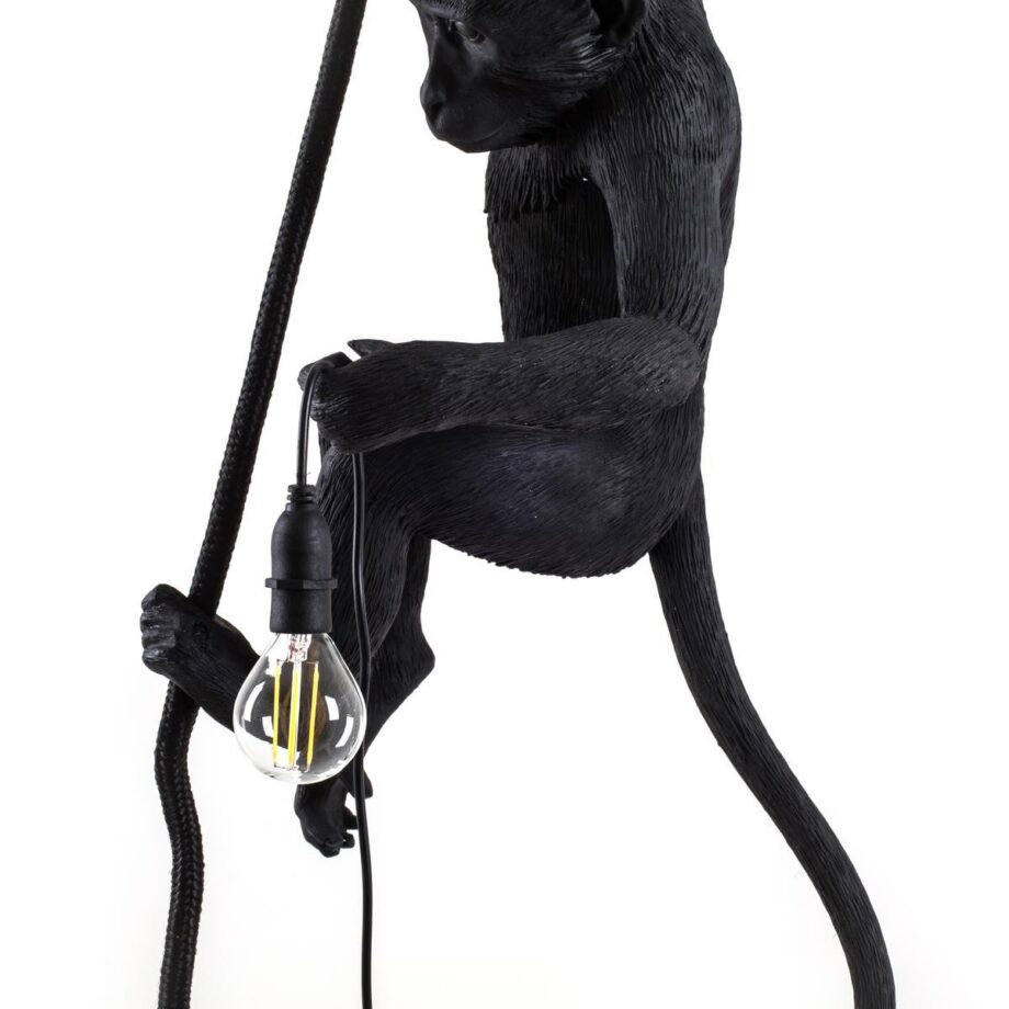 The Monkey Lamp Black Ceiling уличный подвесной светильник Seletti