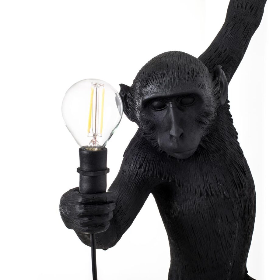 The Monkey Lamp Black Hanging уличный настенный светильник Seletti