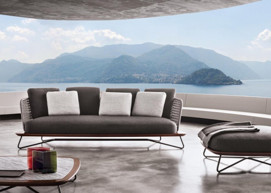 Rivera Outdoor уличный диван Minotti