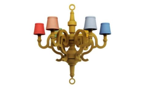 Paper Chandelier L Patchwork