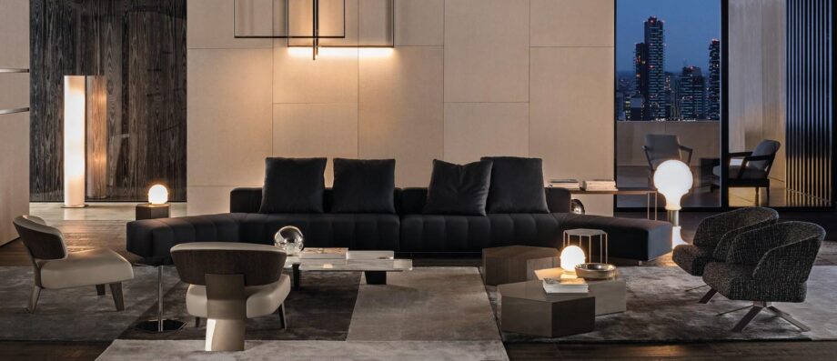 Freeman Lounge диван Minotti