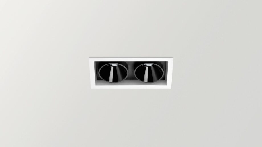 Black Foster Asymmetric Recessed 2 спот Arkoslight