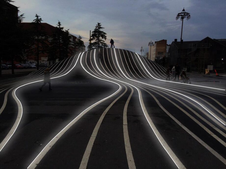 La Linea уличный настенный светильник Artemide