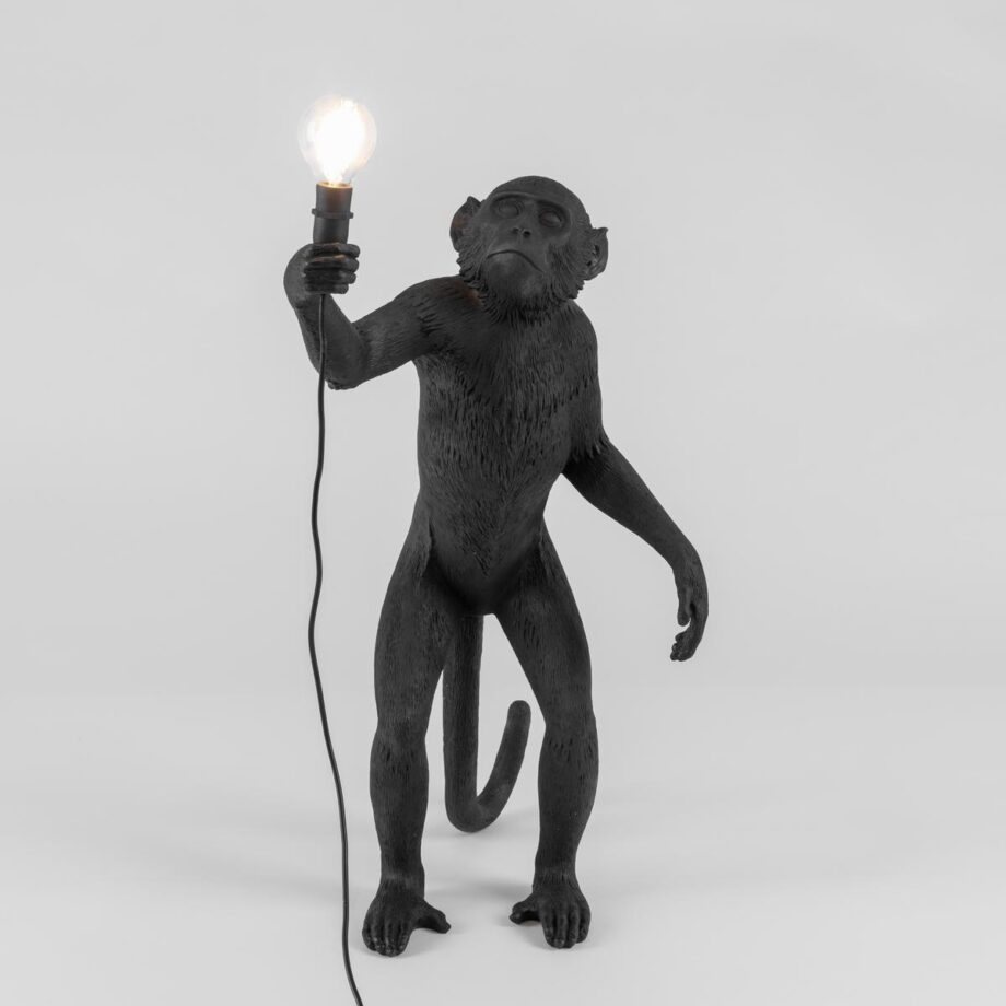 The Monkey Lamp Black Standing уличный торшер Seletti