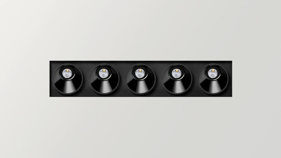 Black Foster Asymmetric Trimless 5 спот Arkoslight