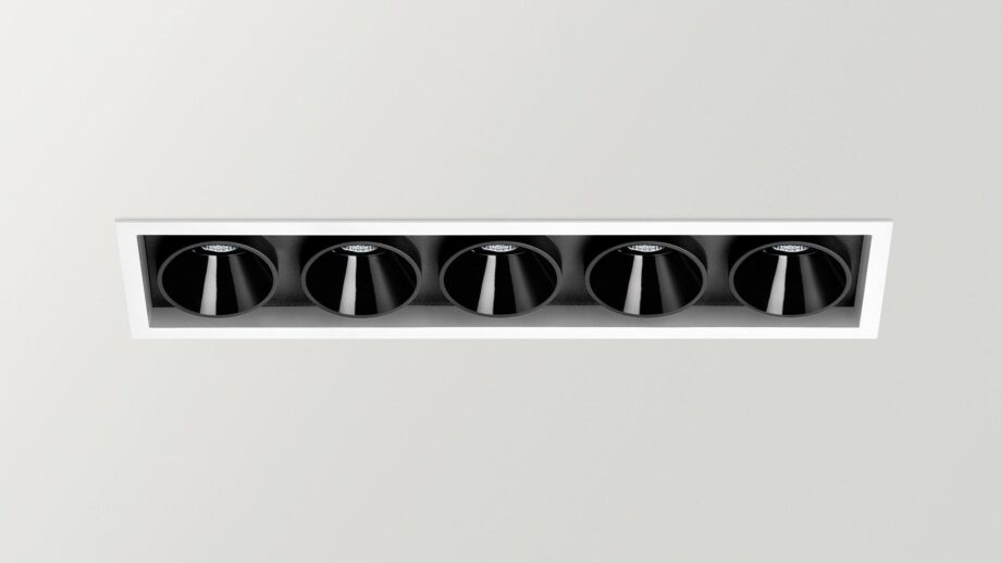 Black Foster Asymmetric Recessed 5 спот Arkoslight