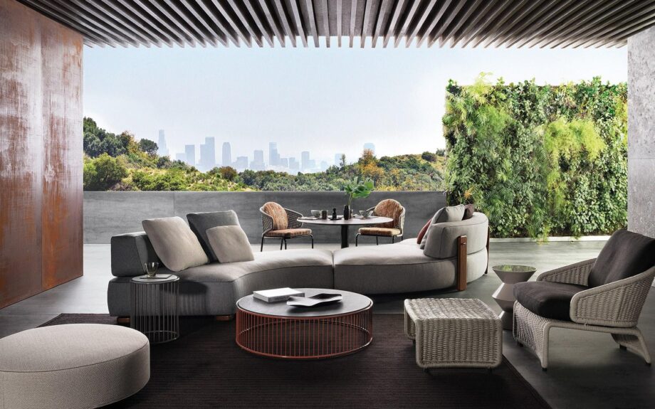 Florida уличный диван Minotti