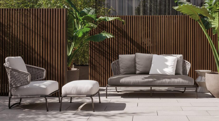 Aston Cord Outdoor уличное кресло Minotti