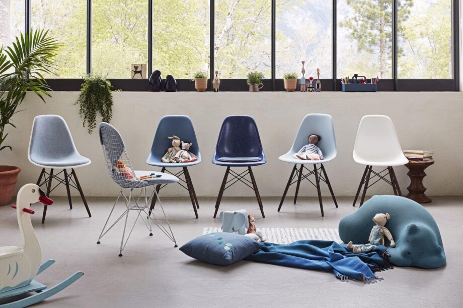 Dsw Fiberglass стул Vitra