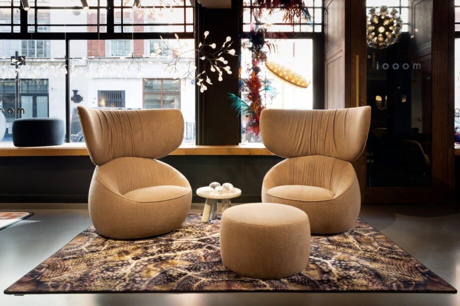 Hana Wingback кресло Moooi