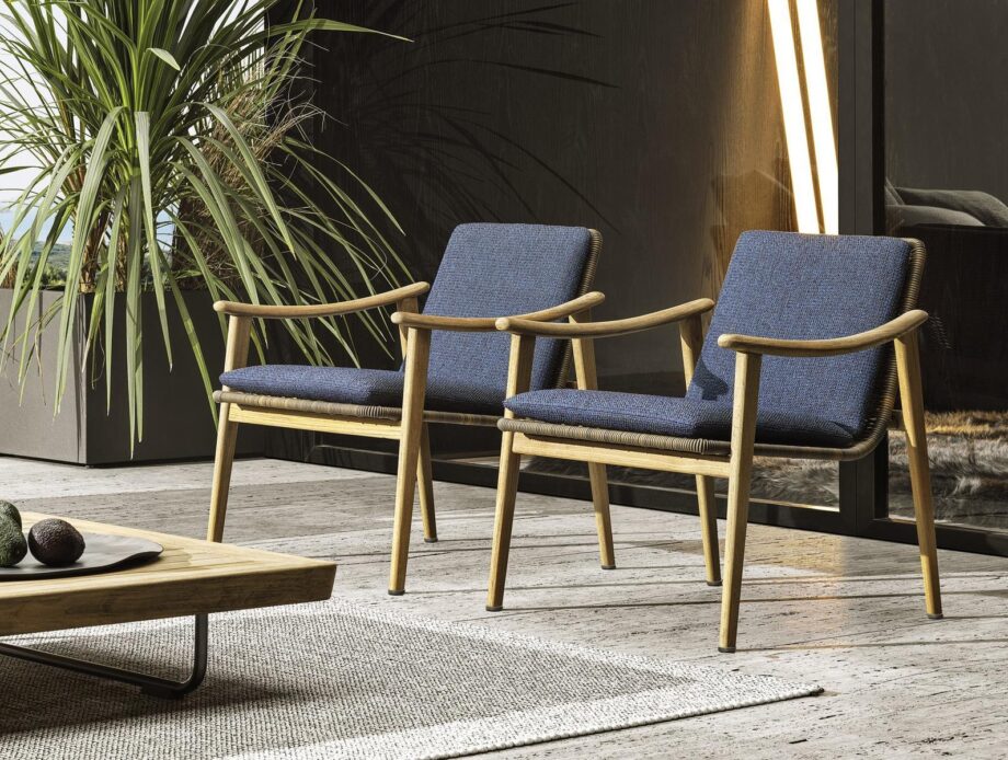 Fynn Outdoor уличное кресло Minotti