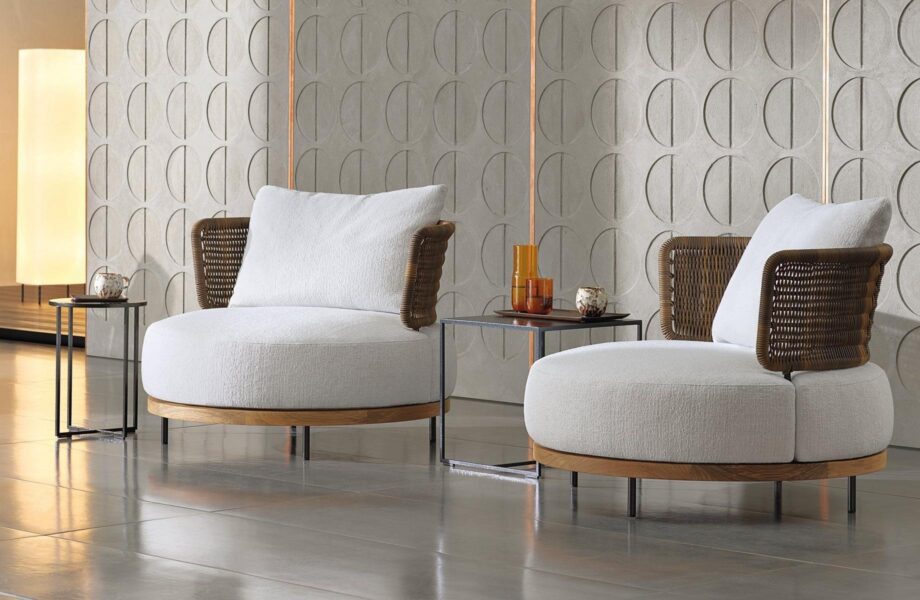 Quadrado уличный диван Minotti