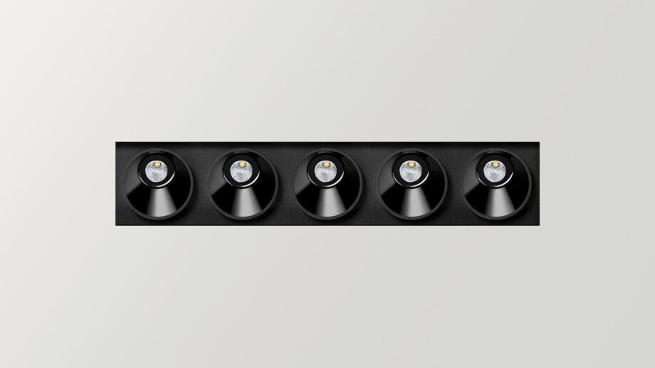 Black Foster Asymmetric Custom световой профиль Arkoslight