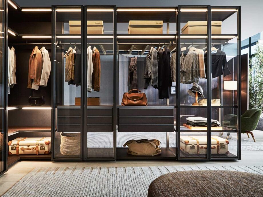 Gliss Master Glass шкаф Molteni