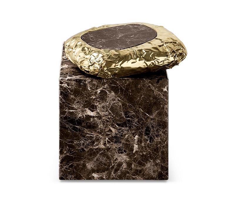 Stonehenge Dark Emperador журнальный стол Boca Do Lobo