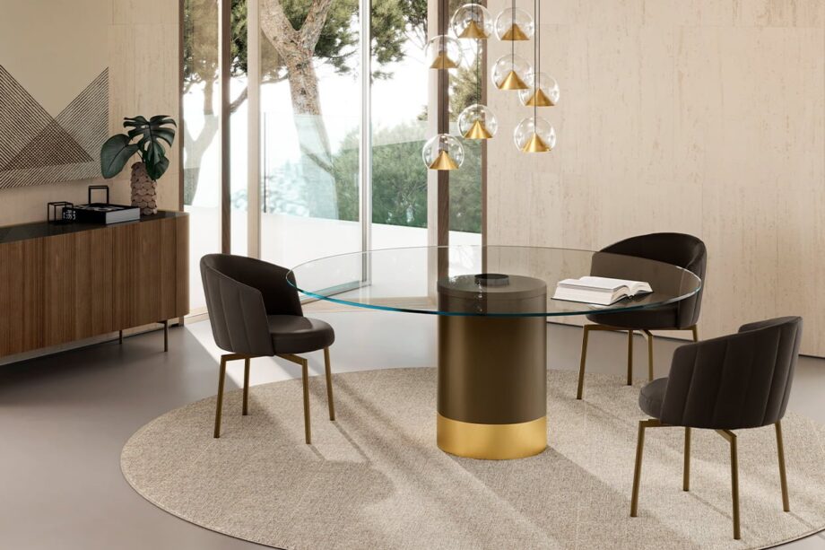 Cilindro Glass стол Eforma