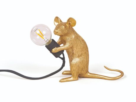 Mouse Lamp Gold — Mac