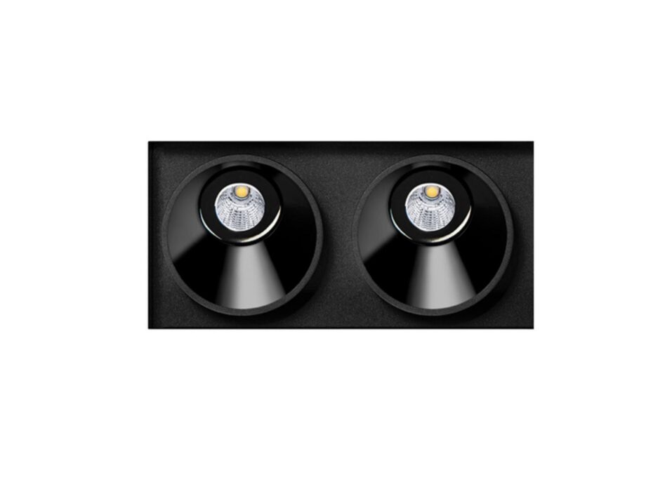 Black Foster Asymmetric Trimless 2 спот Arkoslight