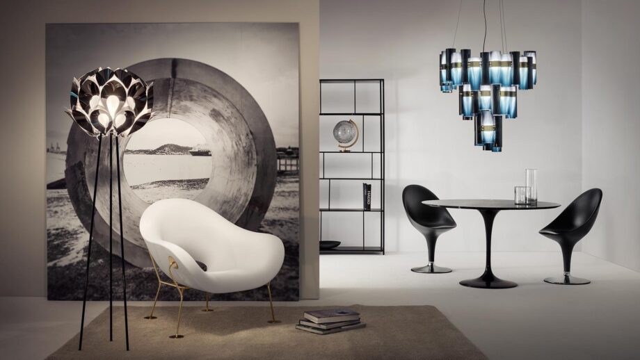 Flora Silver торшер Slamp