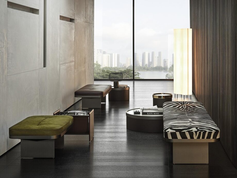 Clive банкетка Minotti