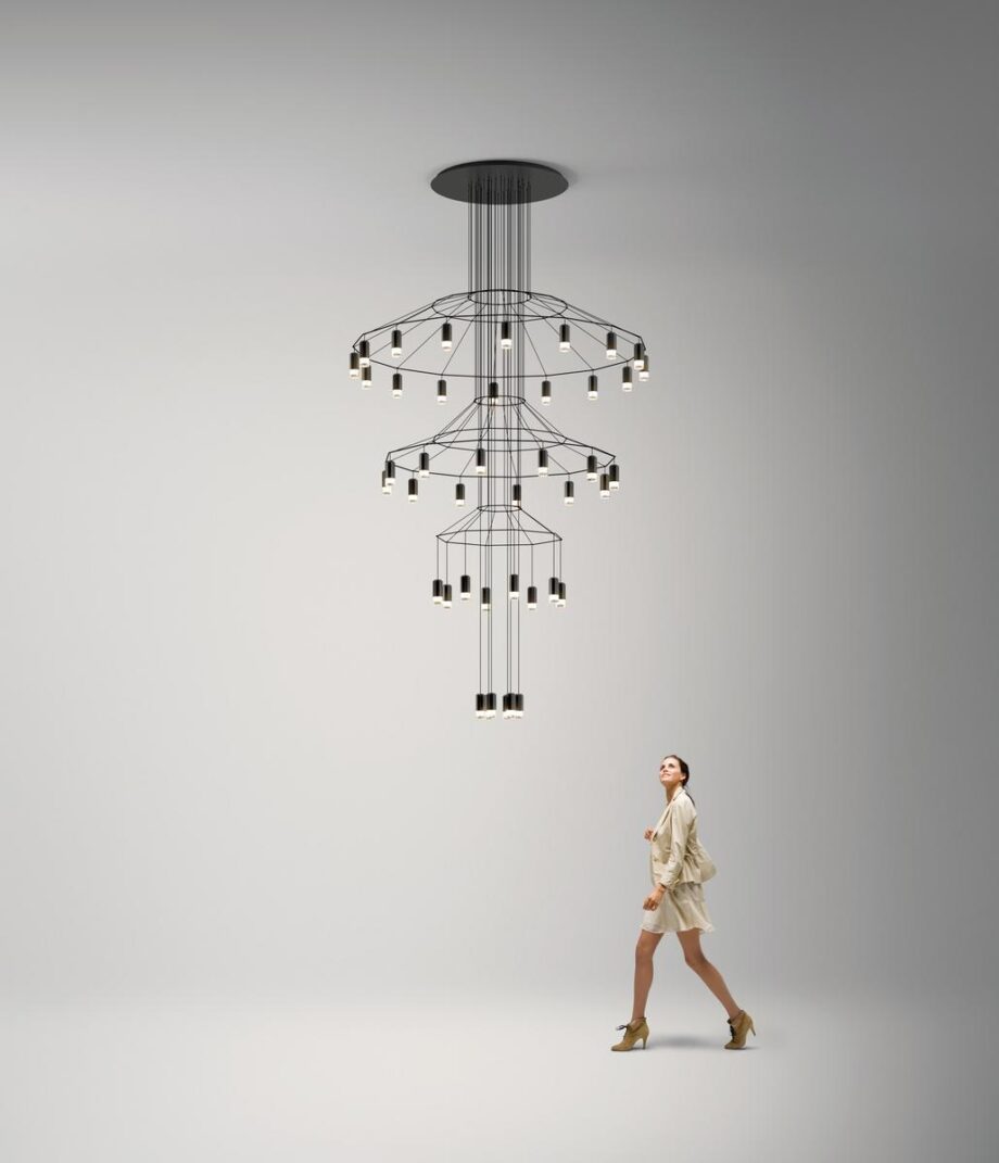 Wireflow Chandelier подвесной светильник Vibia