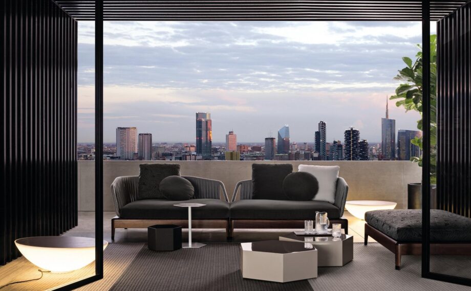 Indiana уличный диван Minotti